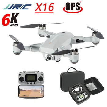 NOVO LETO 2020 JJRC X16, RC Brnenje Z WIFI FPV GPS 5G 6K Optično Pozicioniranje HD Kamera Zložljive Quadcopter Z Vrečko VS MJX B20 Dron
