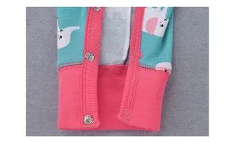 Novorojenček Oblačil za Pomlad 2021 Baby Fantje Romper Risanka Jumpsuits Bombaž Dolg Rokav Baby Dekle Kostum Pižamo Za Otroka Nositi 6-24m