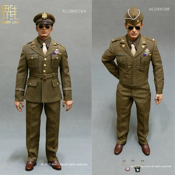 Opozorilo Skladu AL100028A/B 1/6 drugi svetovni VOJNI, vojaški Častnik Enotno Vojak, Vojaški Slika Oblačila Za 12