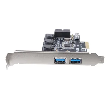 ORICO 2 Vrat USB 3.0 PCI-E Express kartica PCIE, da USB3.0 hub 19pin Prednja Širitev Kartico 5Gbps Super Visoke Hitrosti Adapter