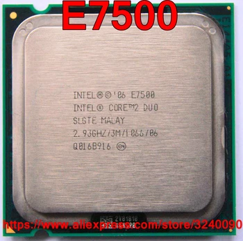Original Intel Core 2 Duo Procesor E7500 2.93 GHz/3M/1066MHz Dual-Core Socket 775 hitro ladjo iz