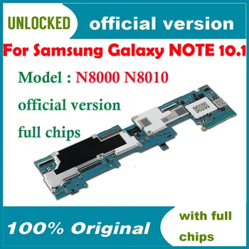 Original odklenjena mainbaord za Samsung Galaxy Note 10.1 N8000 s polno žetonov Motherboard dobre delovne Brezplačna Dostava