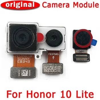 Original Sprednji in Zadnji del Kamere Nazaj Za Huawei Honor 10 Lite 10Lite Svetlobe Glavni Sooča Modula Kamere Flex Zamenjava Rezervnih Delov