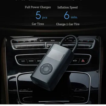 Original Xiaomi Mijia Prenosni Smart Digitalni Tlaka v Pnevmatikah Zaznavanje Električnih Inflator Črpalka za Kolo, motorno kolo, Avto Nogomet