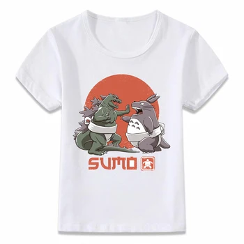 Otroci Oblačila Majica Moj Sosed Totoro in Mačka Avtobus Anime Gozdni Duh Fantje in Dekleta Malčka Majice