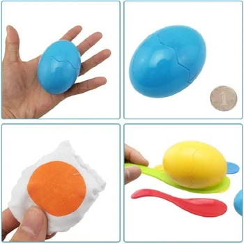 Otrok bilance plastično žlico nego jajce zgodnjega izobraževanja na Prostem interaktivno usposabljanje igre igrače za otroke 4 kos/kompleti