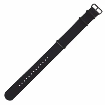 PEHOTA 20 mm Watch Band Black Težka NATO Trak Vojaške Vojske G10 4 Obroči Watchband Težka Zapestnico Watch Dodatki