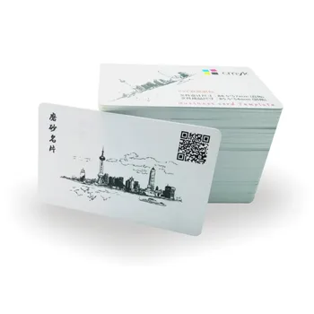 Po meri bela pvc plastike frost vizitko /tiskanje kartico /nepremočljiva/ ime/obisk kartico / custom poslovne kartice tiskanje
