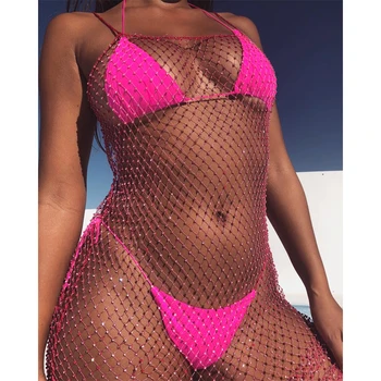 Povodcem bikini 2019 mikro Niz seksi kopalke ženske kopalcev Trikotnik tangice kopalke ženske neon kopalke biquini