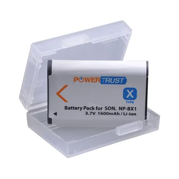 PowerTrust NP-BX1 NPBX1 Bateria+LED 3Slots USB Polnilec za Sony DSC RX1 RX100 AS100V M3 M2 HX300 HX400 HX50 HX60 GWP88 AS15