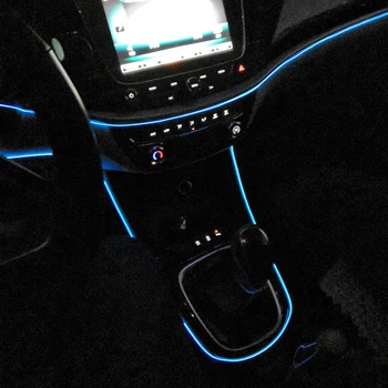 Prilagodljiv Neon Avto Notranje Vzdušje LED Trakovi Luči Za Jaguar E-Tempo F-Tempo I-Tempo F-Type XE XF XJ XJR XKR Dodatki