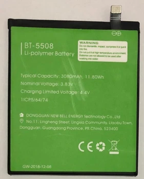 Prvotne Backup BT-5508 Leagoo T8S Baterije 3080mAh Za Leagoo T8s Pametni Mobilni Telefon BT-5508 + Brezplačna orodja