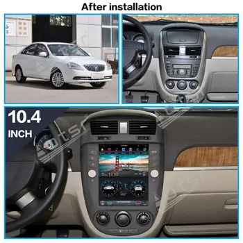 PX6 Android Za Buick Excelle 2008-Tesla Slog Navpično GPS Navi Avto Večpredstavnostna Radio magnetofon Predvajalnik, Stereo Vodja Enote