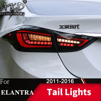 Rep Žarnice Za Avto Hyundai Elantra 2011-2016 Elantra LED Rep Luči, meglenke Dnevnih Luči DRL Tuning Avtomobilov Dodatki