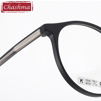 Retro Pregleden Okvir Ženske Recept Očala Oči Stekla za Moške, Optično Steklo, TR90 Okrogle Očala