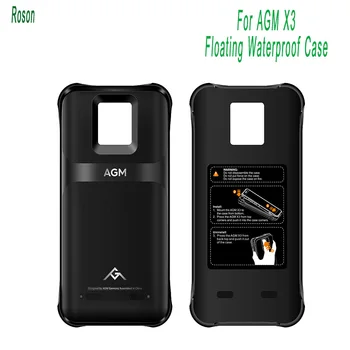 Roson Plavajoče Modul Hrbtni Pokrovček Za AGM X3 Vodotesno Ohišje za AGM X3 Zaščita Telefona Primeru