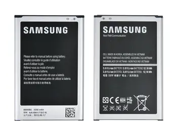 Samsung Opomba 3 N9000 Baterije B800BE 3200 mAh.