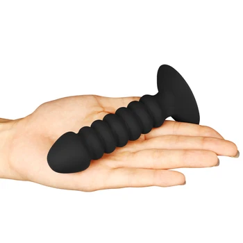 Sesalni Dildo Vibriranje Rit Plug Sex Igrače 10 Hitrosti Vibrator Analne Kroglice Plug Daljinsko Vibratorji Za Odrasle Masaža Prostate