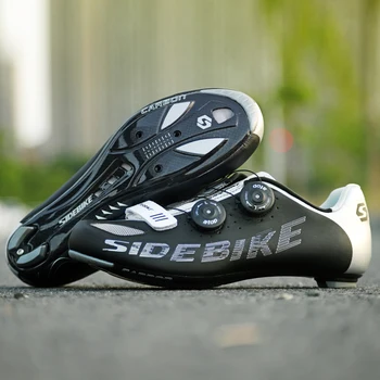 Sidebike ogljikovih cesti kolesarski čevlji moški dirke čevlji sklopov, vključno z pedali cestno kolo samozapiralni izposoja superge dihanje