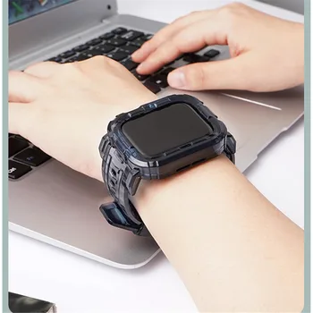 Silikonski Watch Trak za Apple Watch 44 mm 40 mm Band iwatch Serije 5 4 3 2 1 42mm 38 mm Pregleden Šport Primeru Watchband Zapestnica