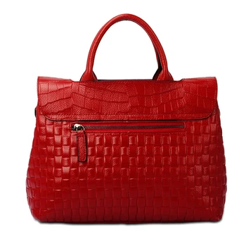 Slavni design krokodil vzorec flip vrečko modno torbico pravega usnja torba cross-body bag Ženske totes vrečko torbici
