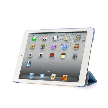 Smart Flip Stojalo Pokrov Za iPad Mini4 Ultra Slim PU Usnje Ohišje + PC prosojno nazaj ohišje za ipad mini 4 Retina Zaslon Capa