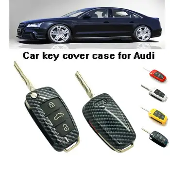 Smart Remote Vstop brez ključa barva Barva Lupine Tipko Primeru Zajema Primerni Za Audi A3, A4, A6 A8 TT V7 S6 Zložljiva Tipko Rezilo