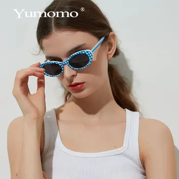 Srčkan retro sončna očala ovalne sončna očala ženske letnik blagovne znamke oblikovalec Letnik ženske mačka oči, sončna očala sončna očala UV400