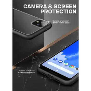 SUPCASE Za Google Pixel 4 Case (2019 Sprostitev) UB Slog Anti-knock Premium Hibrid Zaščitna TPU Odbijača Jasno PC Nazaj Kritje Primera