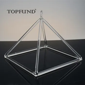 TOPFUND Jasno Quartz Crystal Petje Piramida za dobro celjenje 10