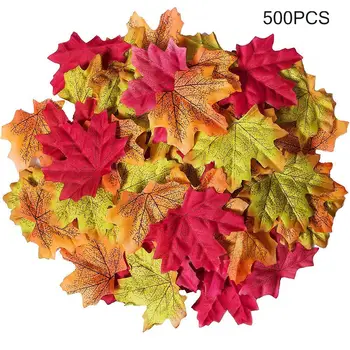Umetni Jesen/Maple Simulacije Maple Leaf Mešani Barva Javor Svileni Listi Multi Obarvana/Poroka/Dekoracijo Poroke Prop