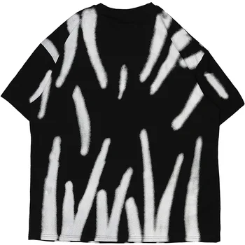 UNCLEDONJM Grafiti tshirt moški ulične hip hop majica s kratkimi rokavi Moški Hip Hop Cotton Tee Shirt Homme Vrhovi tees DT103