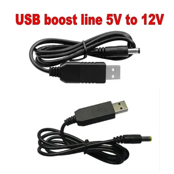 USB power boost skladu DC 5V DC 12V Korak DO Modul USB Adapter Pretvornik-Kabel 2.1x5.5 mm Vtič