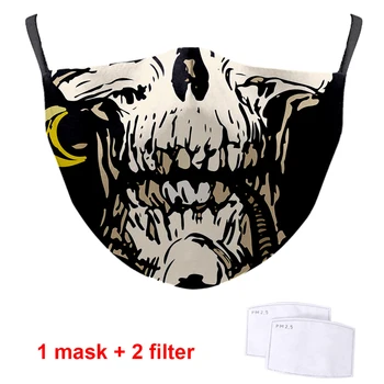 Usta Tiskanje 3D Obraz, Maske za Dihanje Stroj Odraslih PM2.5 Oglje, Filter Papir Udobno Dustproof Moda Mehko Maske