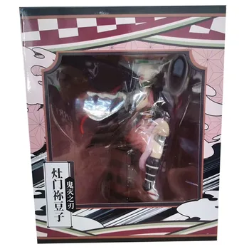 Vrhunsko Kakovost Demon Slayer Kimetsu Ne Yaiba Anime Model Kamado Nezuko GK Dejanje Slika 17 cm PVC Kip Zbirateljske Igrača