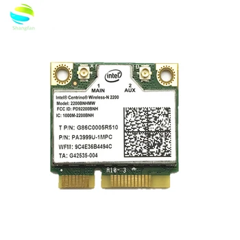 WIFI KARTICA intel Wireless-N 2200 2200BN 2200BNHMW 300Mbps Half Mini PCI-e Brezžično Kartico