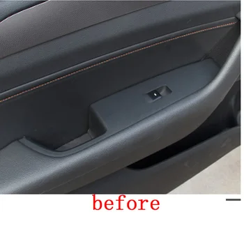 Window Lifter Nadzor Okvir Okna Stikalo Armrest Kritje Trim avto Notranje zadeve Styling Za Hyundai Sonata i45 LF 2016 2017 P209