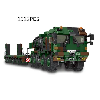 WW2 vojaški Nemčija človek hx-81 tank prevoz vozila MODEL batisbricks moc gradnik svetovni vojni SLT Mammut opeke igrače