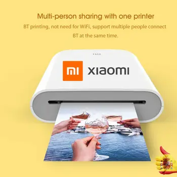 Xiaomi Mijia AR 300 dpi prenosni foto tiskalnik, Mini žep Original Globalni različici Združljive z operacijskim sistemom Android in IOS