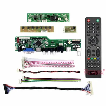 Yqwsyxl Komplet za LM270WF5(SL)(N2) LM270WF5 SLN2 1920*1080 TV+HDMI+VGA+AV+USB LCD LED zaslon Gonilnik Krmilnika Odbor