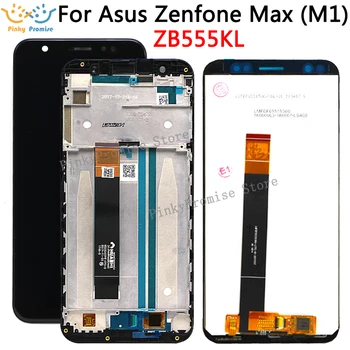 Za ASUA ZenFone Max M1 ZB555KL, Zaslon na Dotik, Računalnike Steklo LCD-Zaslon Z Okvirjem+Orodja Za ZB555KL LCD Skupščine
