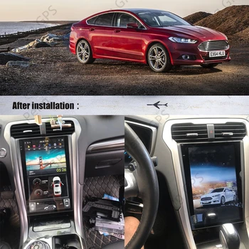 Za Ford Fusion Mondeo MK5 Radio Android Večpredstavnostna PX6 GPS Navigacija Glavo enoto Tesla Zaslon Car Audio Stereo Igralec Autoradio