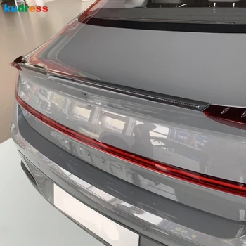 Za Hyundai Sonata 2020 2021 Ogljikovih Vlaken Avto Zadaj Prtljažnik, Pokrov Trim Vrata Prtljažnika Dekoracijo Okvir Okrasimo Trak Zunanja Oprema