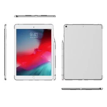 Za iPad z 9.7 2018 Zraka, 2 /1 Pro 9.7 Primeru TPU Silikon Združljiva s Pametnimi Tipkovnico Pokrov za iPad 10.2 2019 Zraka 10.5 10.5 Pro