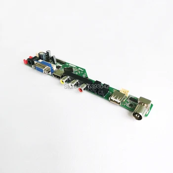Za LM170E01 (A5)(NC)/(A5)(NH)/(A5)(NJ)/(A5)(NQ) 4CCFL analogni Daljinski upravljalnik TELEVIZORJA USB+VGA 1280*1024 LVDS 30-Pin krmilnik odbor kit