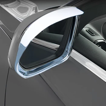 Za Volvo XC40 2018-2020 Avto Zadaj Rearview Steklo, Ogledalo Trim Okvir Dež Ščit sončnega Kritje Pribor Chrome