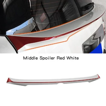 Zadnji Spojler Krilo Za Nissan Patrol Y62 2018 Zadaj Prtljažnik Srednja Nižja Krilo Okna Lip Spojler ABS Sijajni Rdeče barve z Belo in Črno