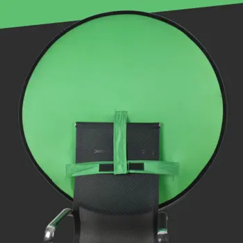 Zelen Zaslon Kulise Fotografija Ozadje 142cm 56inch Dna Plošče za Živo YouTube Video Studio Krog Dropship