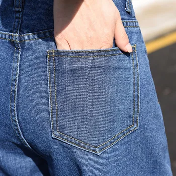 Ženska Jeans High Street Širok Noge Hlače Svoboden Elegantna Vrečasta Fant Jeans Za Ženske Do Leta 2020 Harajuku Traper Hlače Mama Kavbojke Velika Velikost