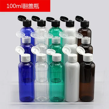 100 ml PET flip steklenice, plastične stekleničke elektronske kozmetika bottlefactory debelo 20pcs/veliko